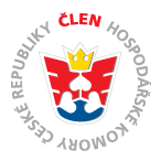 Jsme členem HOSPODÁŘSKÉ KOMORY ČESKÉ REPUBLIKY